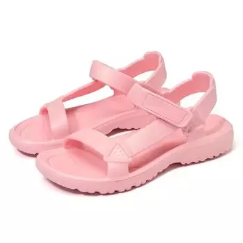 Женские летние сандалии, легкая повседневная обувь для девочек, треккинговая обувь на открытом воздухе, 2024, люксовый бренд, быстросохнущая обувь, размер 41 36 чёрный