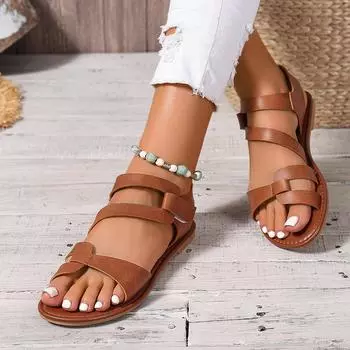 Женские летние сандалии Модные женские туфли на платформе больших размеров 36-43 для женщин Повседневная пляжная обувь Zapatos De Mujer Женская обувь 36