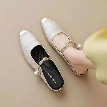 Женские летние сандалии с одним ремешком Weiwei Girl 958-3 во французском стиле 35 зелёный