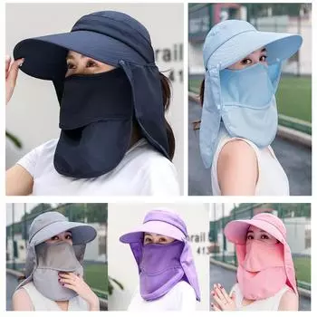 Женские летние шляпы от солнца, шляпа с дышащим солнцезащитным кремом, для езды на велосипеде и пляжа, козырек, широкополая шляпа от солнца, женская, новая тёмно-синий