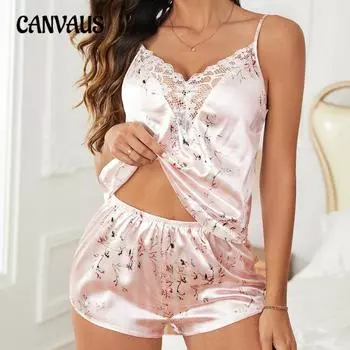 Женские летние шорты на подтяжках пижамы сексуальный домашний комплект S розовый