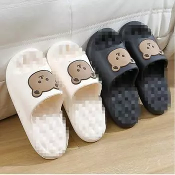 Женские летние тапочки Bread с мягкой нескользящей подошвой, удобные сандалии для мужчин, для использования в помещении и на улице, новаторский дизайн. 44-45 (One Size Smaller)