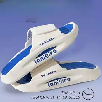 Женские летние тапочки с мягкой подошвой и антизапахом для принятия душа в ванной, нескользящие для домашнего использования, классные парные тапочки для мужчин 36-37 белый