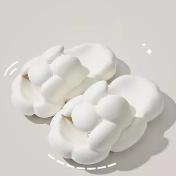 Женские летние тапочки, сандалии, обувь из ЭВА, пляжные шлепанцы, шлепанцы, обувь для ванной на толстой подошве 36-37 белый