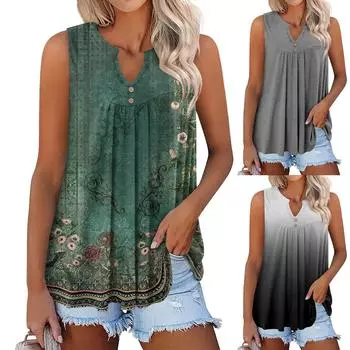 Женские летние топы, повседневные, с оборками, коротким рукавом, круглым вырезом, свободные, плиссированные футболки L чёрный