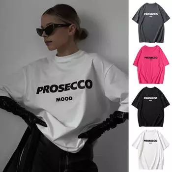 Женские летние топы, свободная футболка с круглым вырезом и короткими рукавами и буквенным принтом, повседневная впитывающая пот футболка, уличная одежда L серый