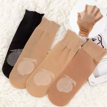 Женские летние ультратонкие прозрачные носки, носки до щиколотки с кристаллами, женские короткие носки, женские прозрачные носки до щиколотки one size