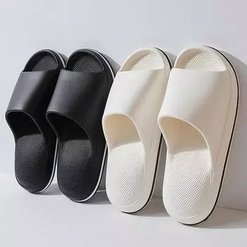 Женские летние уличные тапочки, сандалии, обувь из ЭВА, пляжные шлепанцы, шлепанцы, обувь для ванной на толстой подошве 36-37 зелёный