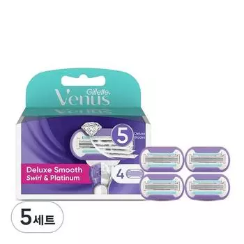 Женские лезвия для бритвы Gillette Venus Swirl, 4 шт., 5 комплектов, корейские лезвия