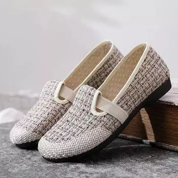 Женские лоферы, повседневная обувь на плоской подошве, осенняя спортивная обувь 2024, удобная прогулочная обувь для бега, брендовое женское платье, дизайнерская новая парусиновая обувь Zapatillas 36 чёрный