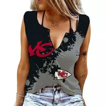 Женские майки, сексуальные летние топы без рукавов с V-образным вырезом, жилет, серые топы с 3D принтом XS серый