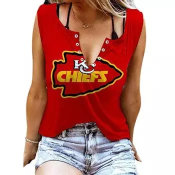 Женские майки, сексуальные летние топы без рукавов с V-образным вырезом, жилет с 3D принтом, топы с красной стрелкой XS красный