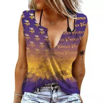 Женские майки, сексуальные летние топы без рукавов с V-образным вырезом, жилет с 3D принтом, фиолетовые топы с буквами XS фиолетовый