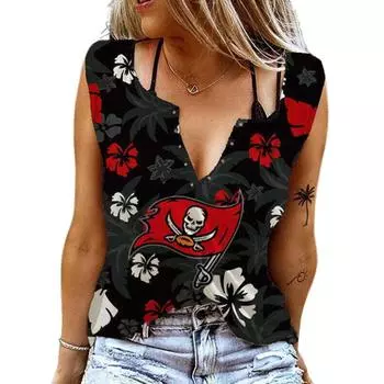 Женские майки, сексуальные летние топы без рукавов с v-образным вырезом, жилет с 3D принтом, черные топы с цветами скелета XS чёрный