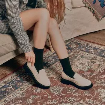 Женские массивные пенни-лоферы с круглым носком Custom Aid высотой 4,5 см Mond (CW0055IV)-бездельник 225