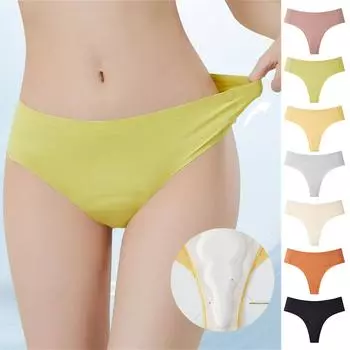 Женские менструальные трусики со средней талией, хлопковые послеродовые женские трусики, полностью закрытые трусики Medium