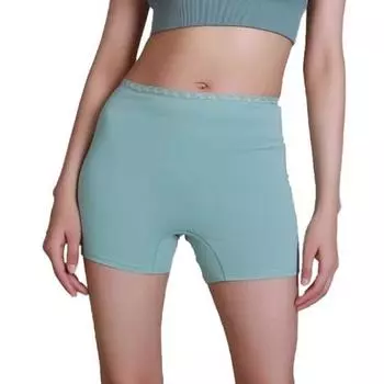 Женские менструальные трусы с двухслойной защитой, средней талией, кружевной отделкой, облегающие, высокоэластичные, защитные трусы, герметичные, менструальные трусы, повседневная одежда XS светло-серый