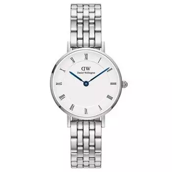 Женские металлические часы Daniel Wellington PETITE ROMAN NUMERALS 5 LINK с римским указателем