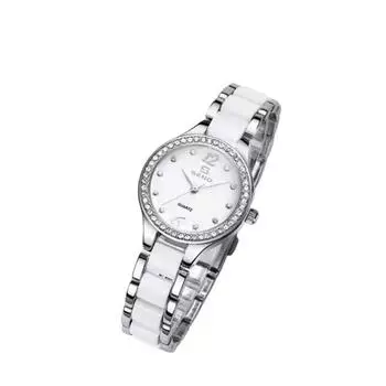 Женские металлические часы Sevalo seno с керамическим ремешком, популярные корейские часы