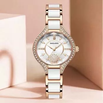 Женские металлические наручные часы Tantzyu