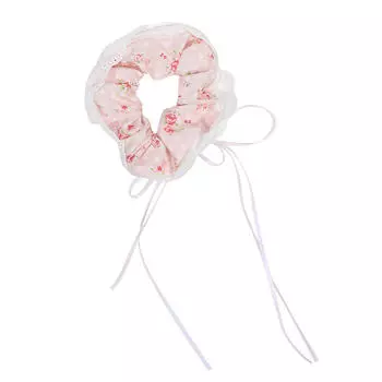 Женские милые кружевные резинки для волос в клетку, эластичные резинки для волос, веревки, держатели для хвостиков, цветочные повязки на голову, аксессуары A