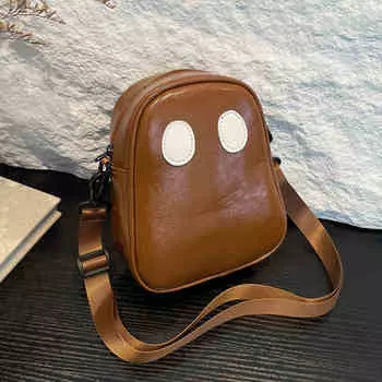 Женские милые маленькие сумки для телефона, новая дизайнерская сумка через плечо на молнии, креативный мягкий кожаный женский кошелек для монет