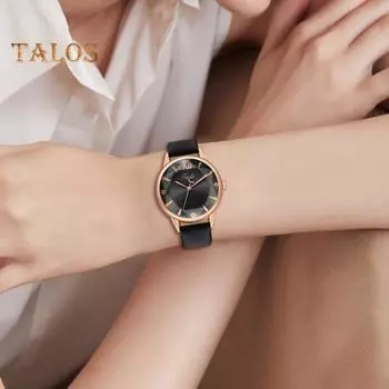 Женские модельные часы, круглый циферблат со стразами, ремешок из искусственной кожи, кварцевый механизм, женские наручные часы для девочек, модные украшения, подарок на день рождения зелёный