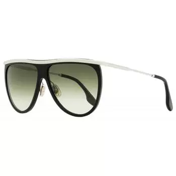 Женские модифицированные солнцезащитные очки-авиаторы Victoria Beckham VB155S 001 Черные, 60 мм 001