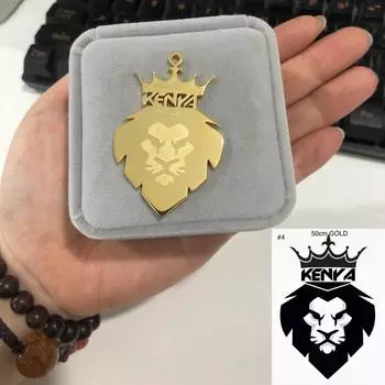 Женские модные аксессуары из нержавеющей стали, ожерелье с логотипом на заказ, забавные украшения, ожерелье с табличкой из нержавеющей стали, женское колье