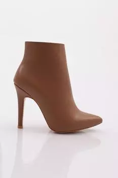 Женские модные ботинки на каблуке