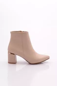 Женские модные ботинки на каблуке