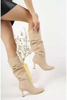 Женские модные ботинки на каблуке с гарантией