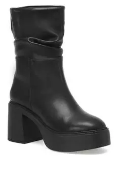 Женские модные черные ботинки на каблуке 2Pr