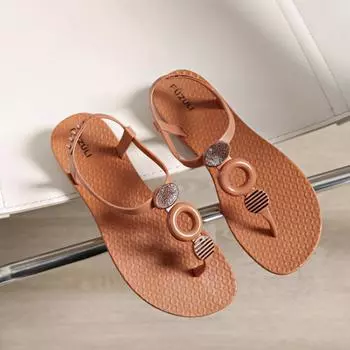 Женские модные дизайнерские тапочки с узором «елочка» для лета, новые повседневные удобные сандалии на плоской подошве 36