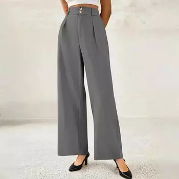 Женские модные драпированные брюки премиум-класса с широкими штанинами XXL