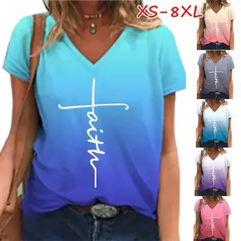 Женские модные футболки, летние повседневные топы с коротким рукавом, футболка High Street с надписью XS-8XL, женская одежда, свободная футболка S