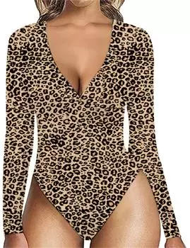 Женские модные комбинезоны с длинным рукавом S чёрный