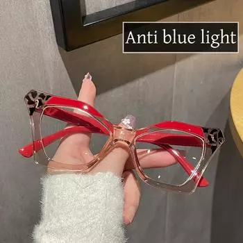 Женские модные компьютерные очки для защиты глаз, модные модные анти-синий свет, оптические очки, женские простые очки