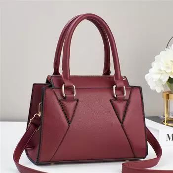 Женские модные кошельки и сумки, сумки на плечо, сумка с верхней ручкой, большая вместительная сумка для женщин, рабочие сумки с верхней ручкой для ноутбука красный