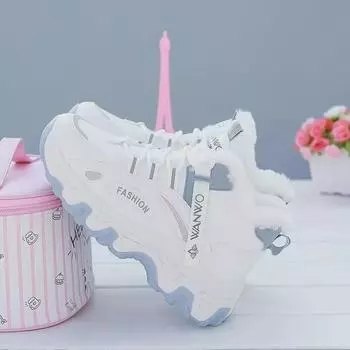 «Женские модные кроссовки Dad на толстой подошве — стиль Hyuna, осень 2022 г., универсальная повседневная спортивная обувь для студентов» 35 розовый