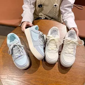 Женские модные кроссовки на толстой подошве - летние повседневные спортивные туфли 2024 года, универсальные белые туфли с круглым носком mesh; 35 бежевый