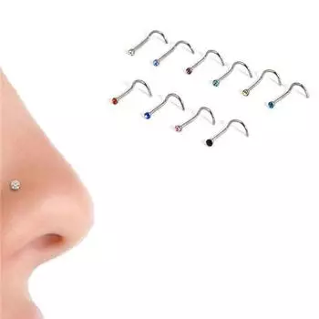 Женские модные крючки для носа, пирсинг в носу, шпилька для пирсинга носа, шпилька для носа