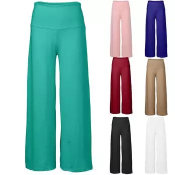 Женские модные леггинсы больших размеров, повседневные шаровары с высокой талией, полные брюки для йоги и танцев XXL белый