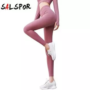 Женские модные леггинсы для йоги с принтом, спортивные штаны для бега, фитнес-тренировочная одежда
