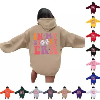 Женские модные легкие пуловеры с длинными рукавами и карманами, толстовка с рисунком на Хэллоуин XXXL верблюд