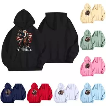 Женские модные легкие толстовки с длинным рукавом и карманами L чёрный