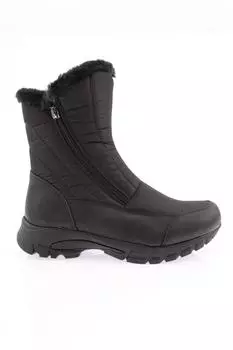 Женские модные меховые сапоги на молнии