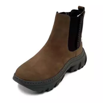 Женские модные молодежные ботинки на толстой подошве