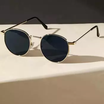 Женские модные нейтральные классические ретро круглые металлические оправы мужские модные очки для вождения на открытом воздухе уличные солнцезащитные очки для путешествий