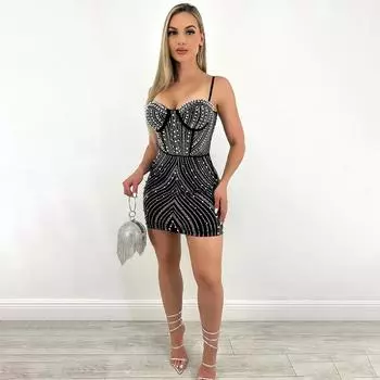 Женские модные подтяжки Hot Drill Bag Buttock Dress Party S красный